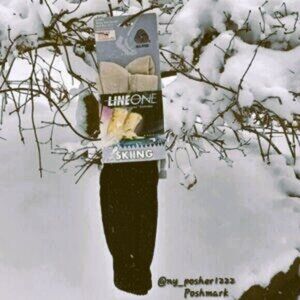 *𝓥𝓲𝓷𝓽𝓪𝓰𝓮 𝗟𝗜𝗡𝗘ONE™ Skiing Socks (Size Large) ⚫